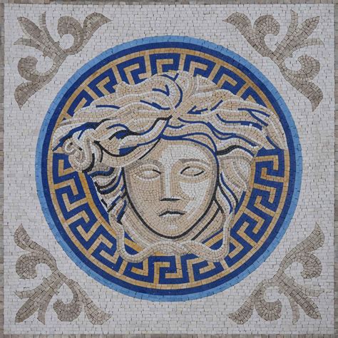 bagni con mosaico versace|From Fashion Icon to Artistic Legacy: The Versace Mosaic .